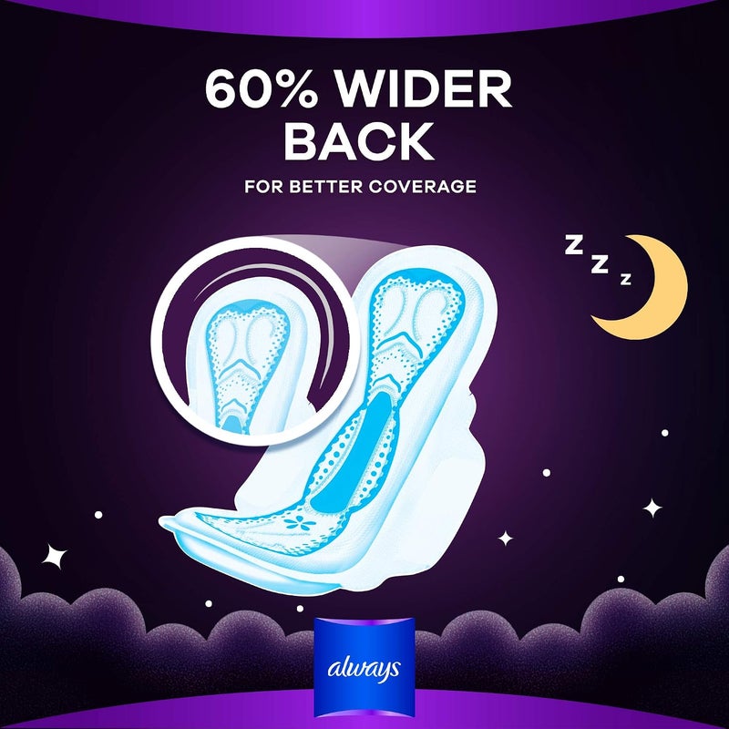 Always Pads Maxi Thick XL for Heavy Night Protection, 24 Sanitary Pads - Image 4