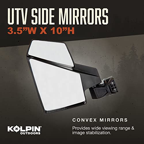 Kolpin UTV Side Mirror  Pair  98315 Black - Image 4