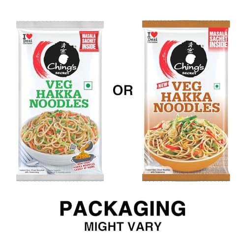 Ching's Ching’s Hakka Noodles with Masala, 140 g, Not Fried, Air Dried - Image 2
