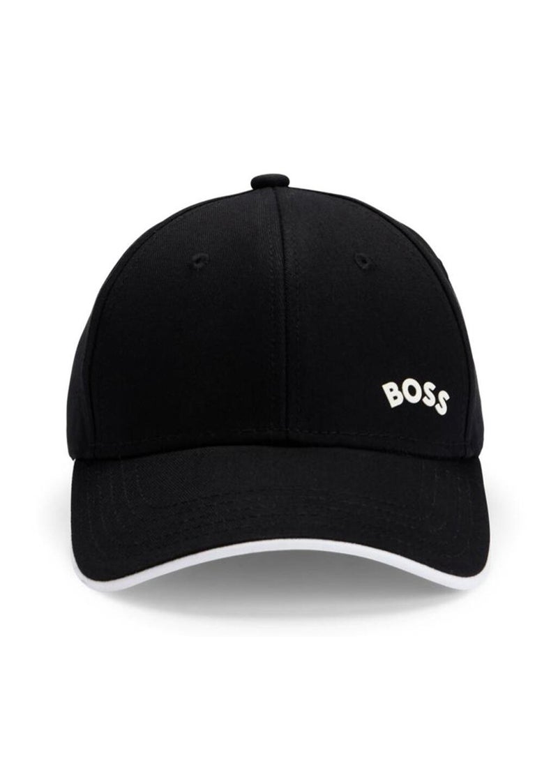 BOSS قبعة بيسبول سوداء من بوس: تصميم أنيق - شعور بشعار بسيط - Image 2