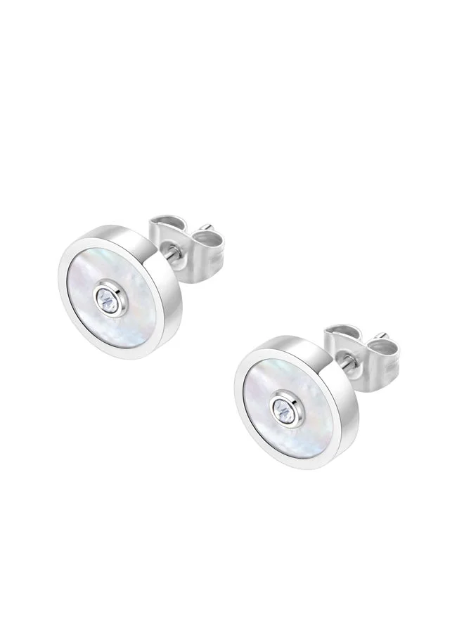 بوليس Fulgurant Earring for Women Stainless Steel with Mother of Pearl