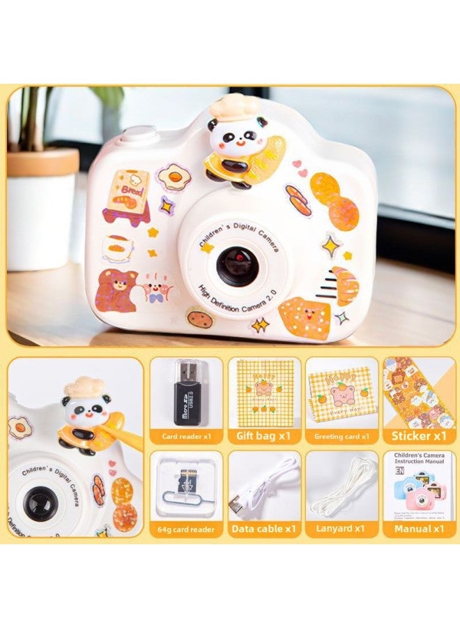 Generic Children's Camera Toy Photographable Printable Baby Camera Colored Polarets Birthday Gift For Boys And Girls-Body Color: *hd Dual Camera 64g One-year Warranty  - Image 1