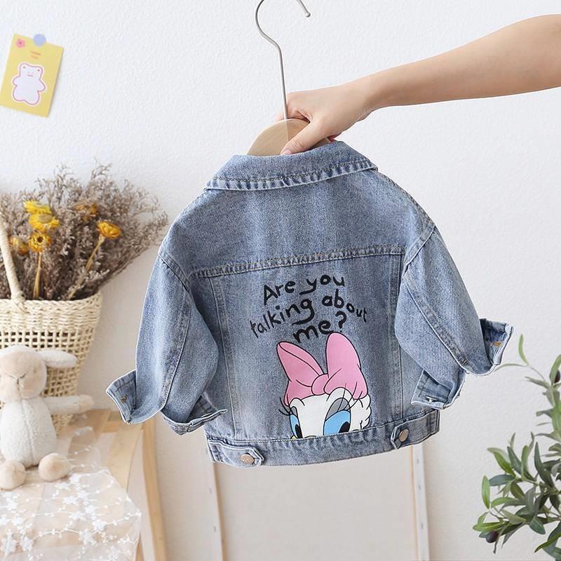 Boys And Girls Spring & Fall Denim Jackets Mickey Fashionable And Fashionable Jackets - Image 1