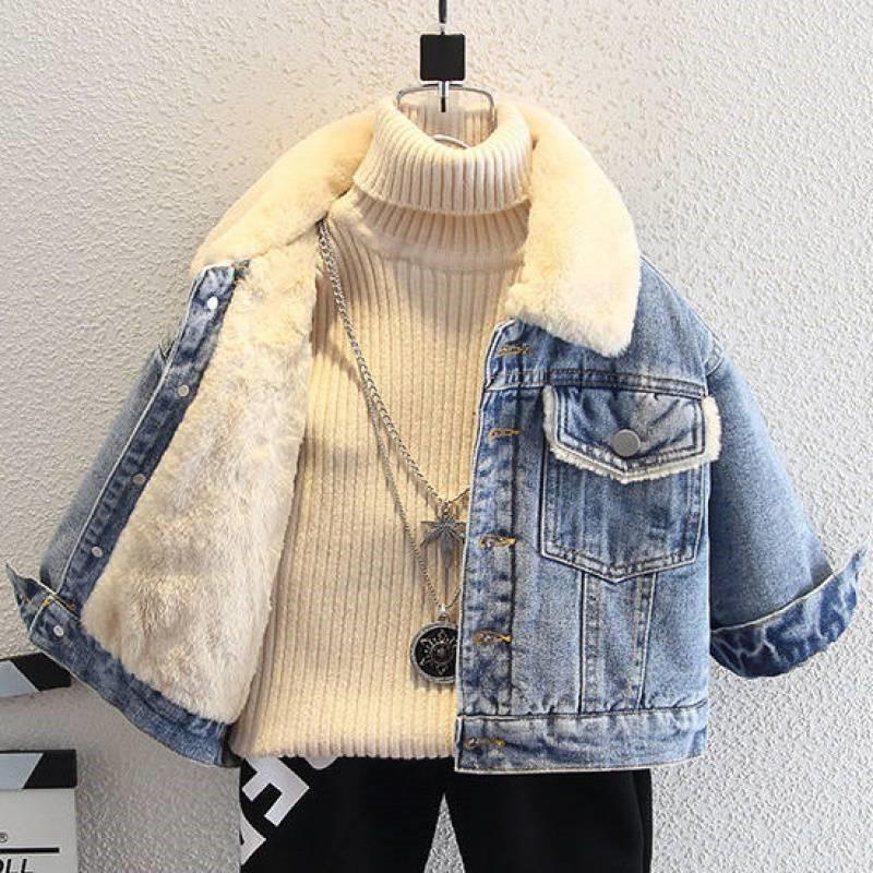 Boys And Girls Spring & Fall Denim Jackets Mickey Fashionable And Fashionable Jackets - Image 3