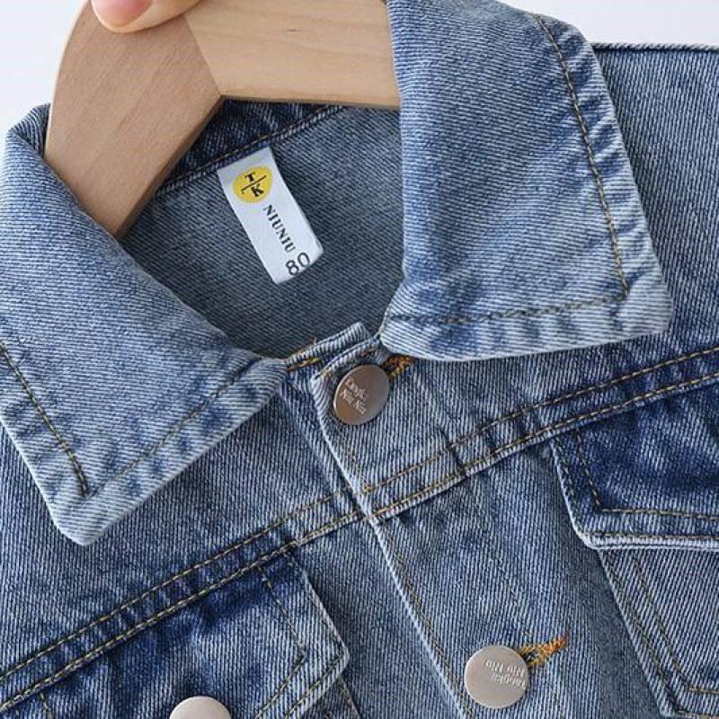 Boys And Girls Spring & Fall Denim Jackets Mickey Fashionable And Fashionable Jackets - Image 5