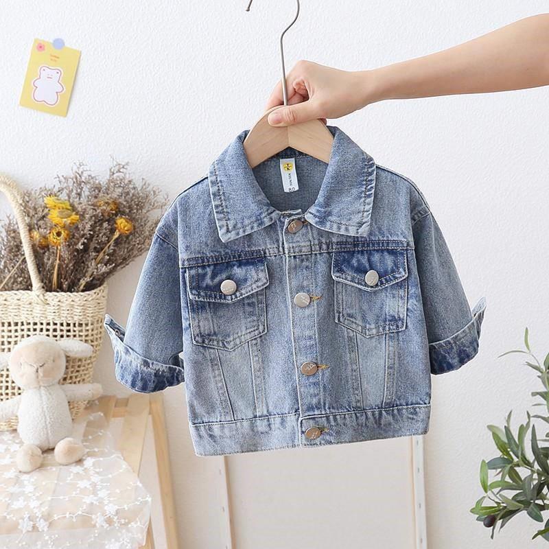 Boys And Girls Spring & Fall Denim Jackets Mickey Fashionable And Fashionable Jackets - Image 4