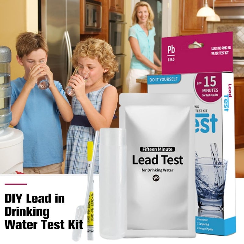Tap Water Test Kit - Drinking Water Test Kit High Sensitivity Lead Strip - Lead for Drinking, Well and Tap, Easy Instructions, Lab-Accurate Results - Image 2