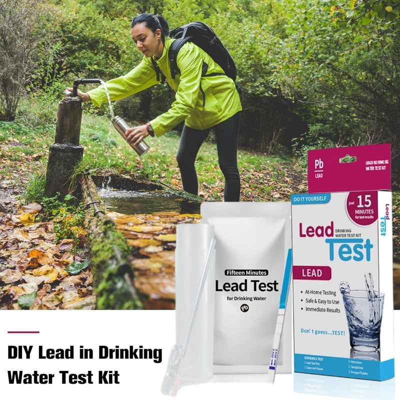 Tap Water Test Kit - Drinking Water Test Kit High Sensitivity Lead Strip - Lead for Drinking, Well and Tap, Easy Instructions, Lab-Accurate Results - Image 3