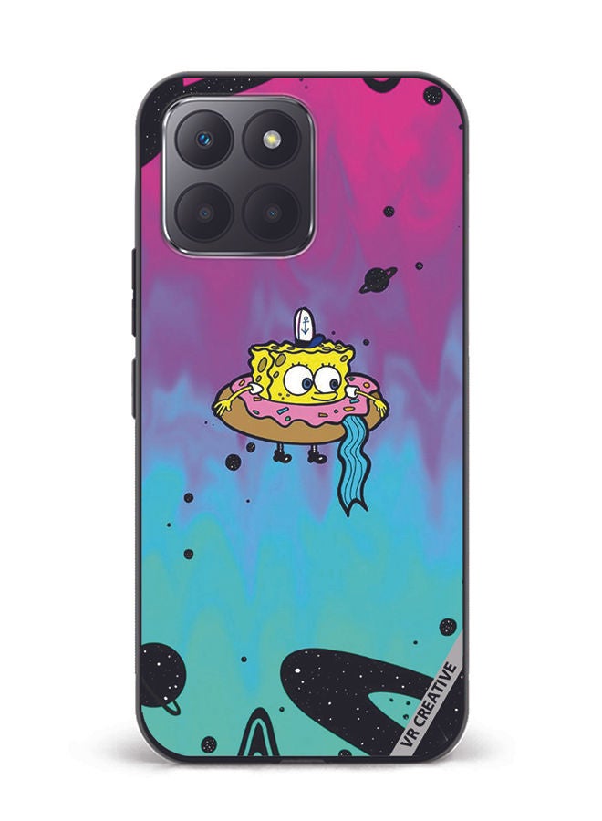 VR CREATIVE غطاء حماية لهاتف Honor 70 Lite بتصميم سبونجبوب متعدد الألوان - Image 1