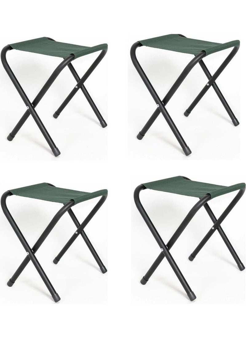 met35 Foldable Camping Stool (Fishing Stool) 4 Pieces  - Image 1