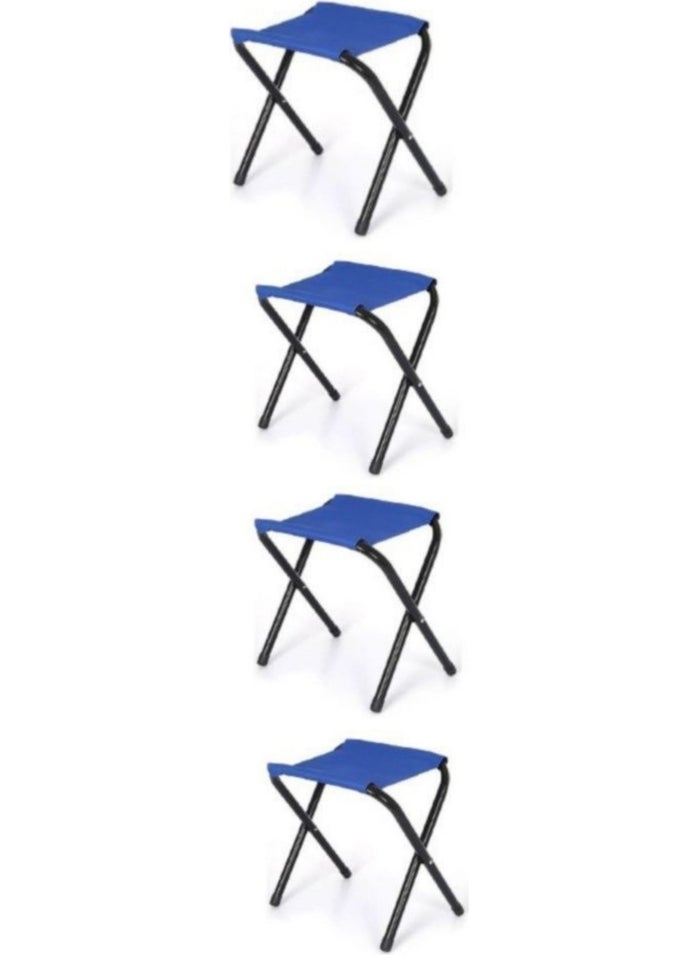 met35 Foldable Camping Stool (Fishing Stool) 4 Pieces  - Image 2