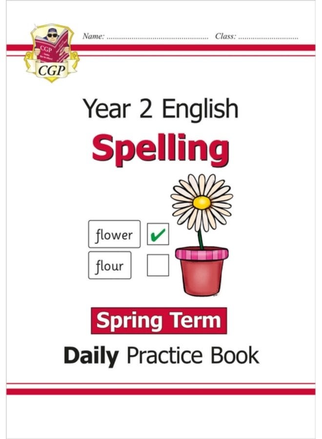 KS1 Spelling Year 2 Daily Practice Book Spring Term - Paperback