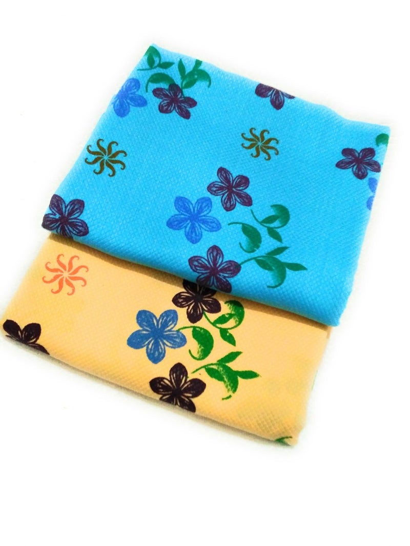 Cotton Colors Cotton Bath Towel (Pack of 2, Large Size,Multicolor)_D197 - Image 2