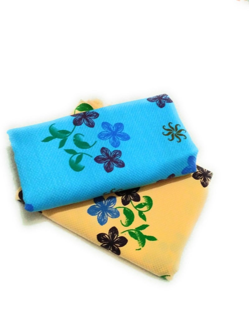 Cotton Colors Cotton Bath Towel (Pack of 2, Large Size,Multicolor)_D197 - Image 4