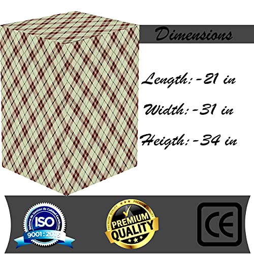 KANUSHI Industries® 100% Waterproof & Dustproof Top Load Semi Automatic Washing Machine Cover (Suitable for 6 Kg, 6.5 kg, 7 kg, 7.5 kg)(WASMAC-NW-NEW-04-SEMI) - Image 4