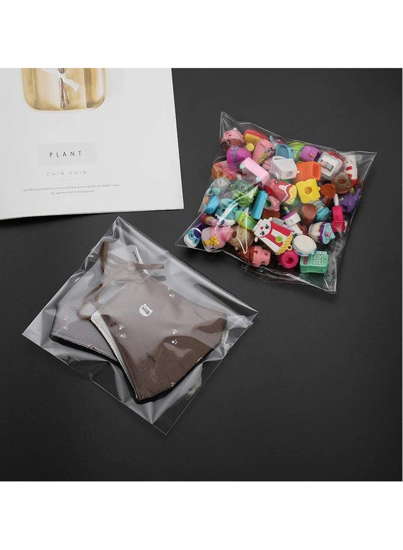 KOOKNA 100Pcs Plastic Bag Self-Sealing, Candy Bags Cookies Bag for Bakery, Resealable Clear Cellophane Pouches, Moisture-Proof and Crystal Clear Visibility, 12x18cm (100 Pcs) - Image 5