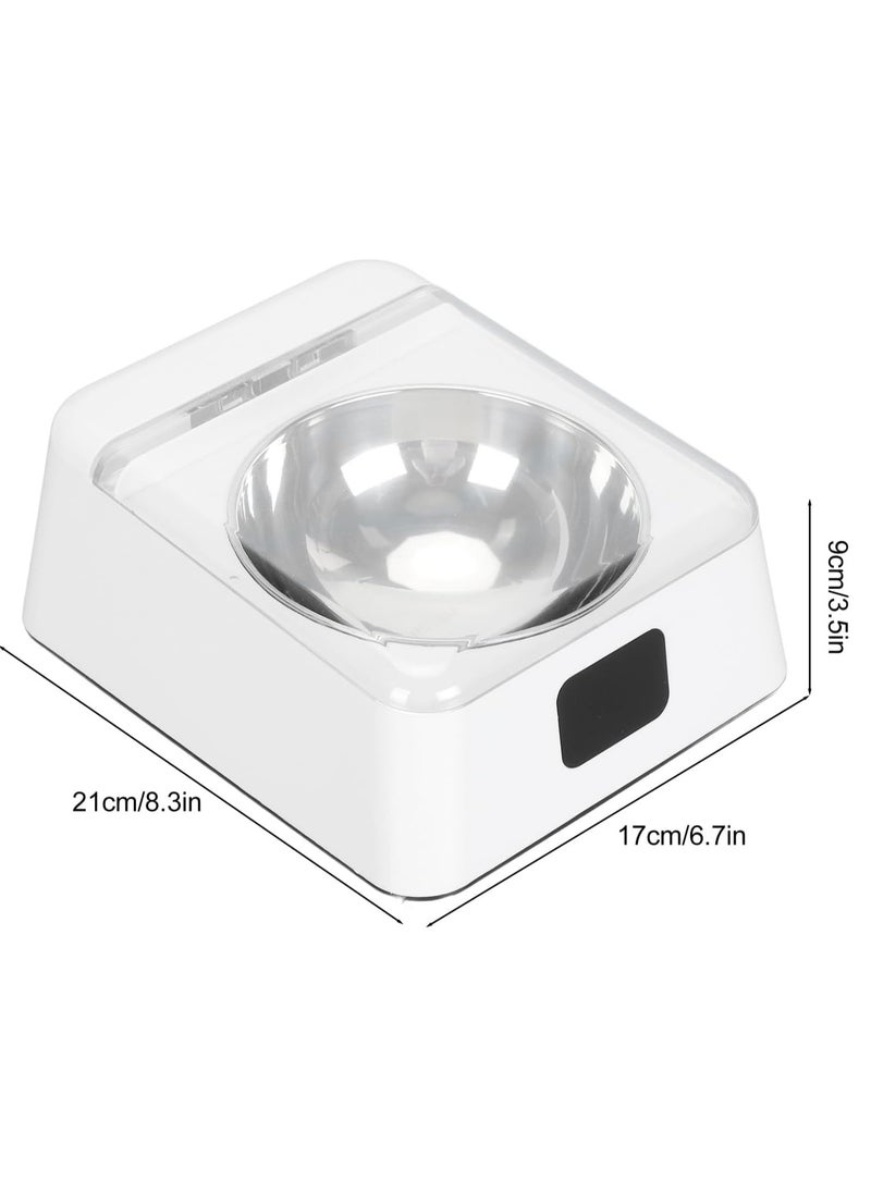 GUDOO - Smart Infrared Sensor Cat Feeder Removable Bowl Stainless Steel Rechargeable Battery 10 Hours Endurance Infrared Sensor Automatic Opening Lid for Cats - Image 1