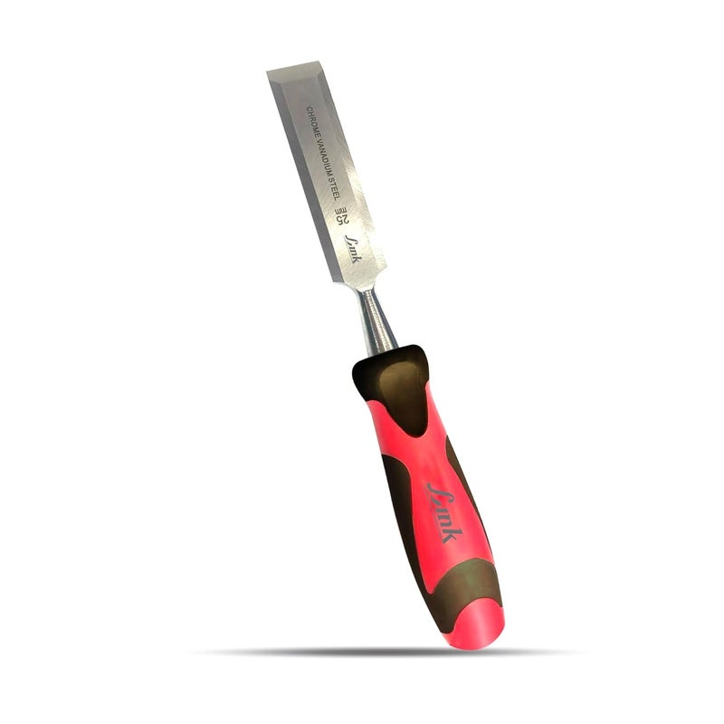 Link Prabal Wood Chisel 25 MM – Bevel Edge, Hardened Steel Blade with Soft Grip Handle – Professional Hand Tool for Woodworking, Carving & Shaping - Image 2
