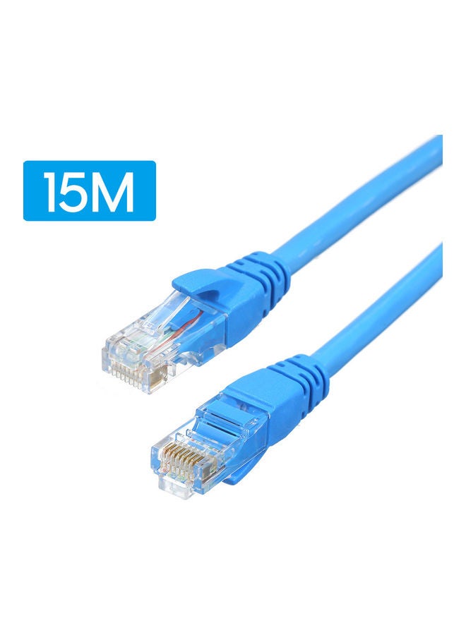 CAT 6 Ethernet Cable Lan Network Internet Patch Cord Blue - Image 3
