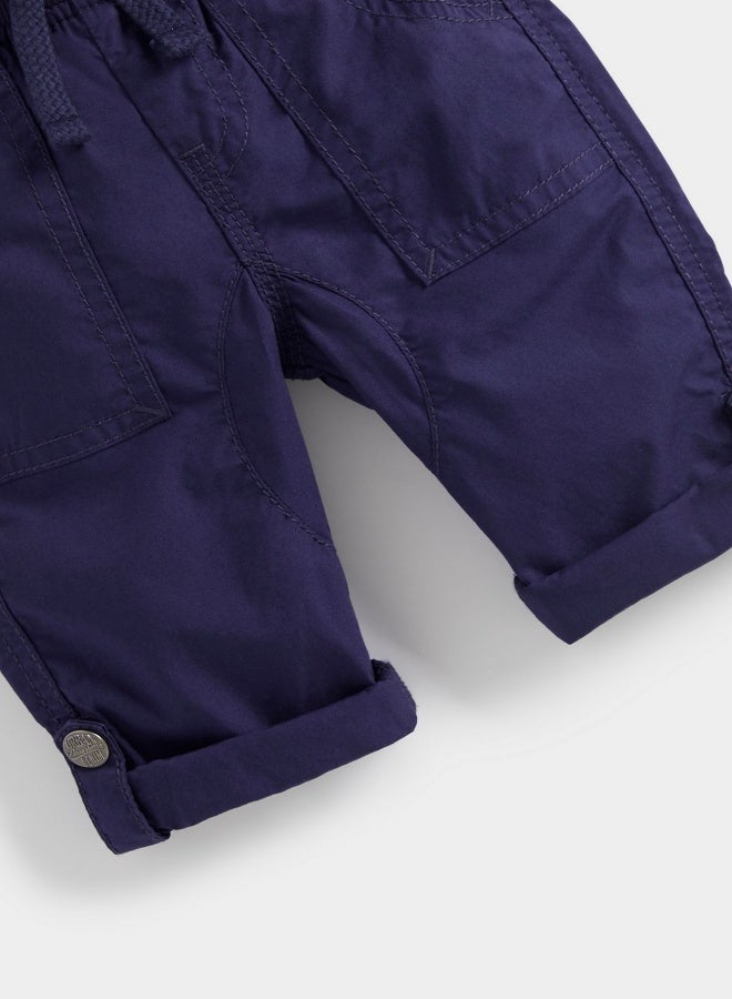 mothercare بنطلون بوبلين بحري  - Image 4
