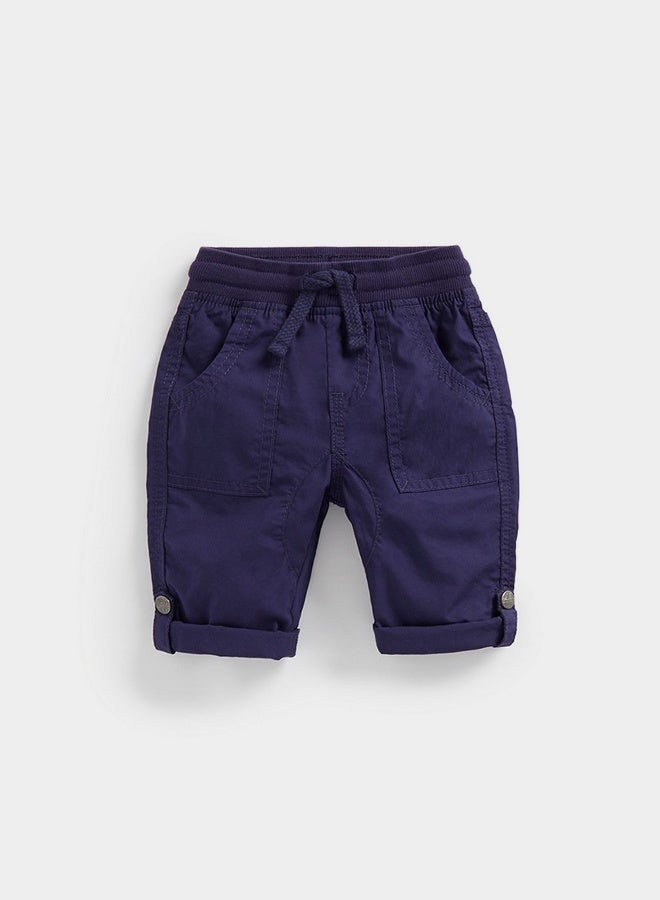 mothercare بنطلون بوبلين بحري  - Image 1