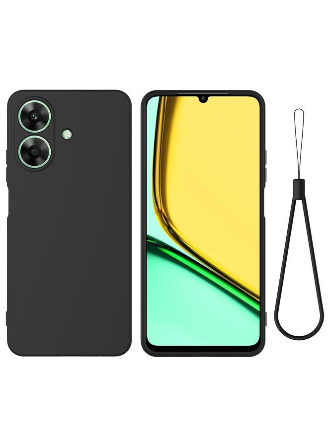 S-TOP Case For Realme C61 India / Narzo N61 Pure Color Liquid Silicone Shockproof Phone Case - Image 1