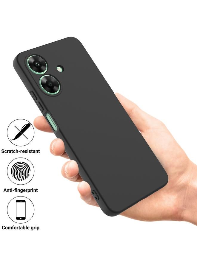 S-TOP Case For Realme C61 India / Narzo N61 Pure Color Liquid Silicone Shockproof Phone Case - Image 2