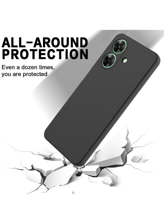 S-TOP Case For Realme C61 India / Narzo N61 Pure Color Liquid Silicone Shockproof Phone Case - Image 5