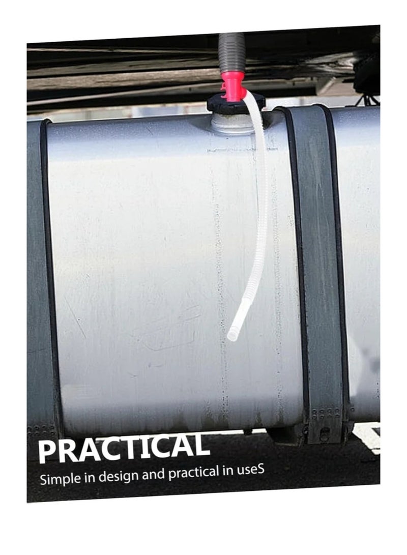 Plastic Hand Pump for Transferring Liquids - 26cm Heavy Duty Hand Pump with Comfortable Handle for Smooth and Efficient Liquid Transfer - Multi-Use for Transferring Water, Fuel, Oil, and Automotive Fluids - Image 5