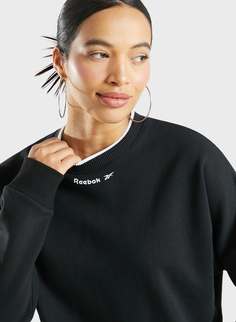 Reebok Logo Fleece Sweatshirt