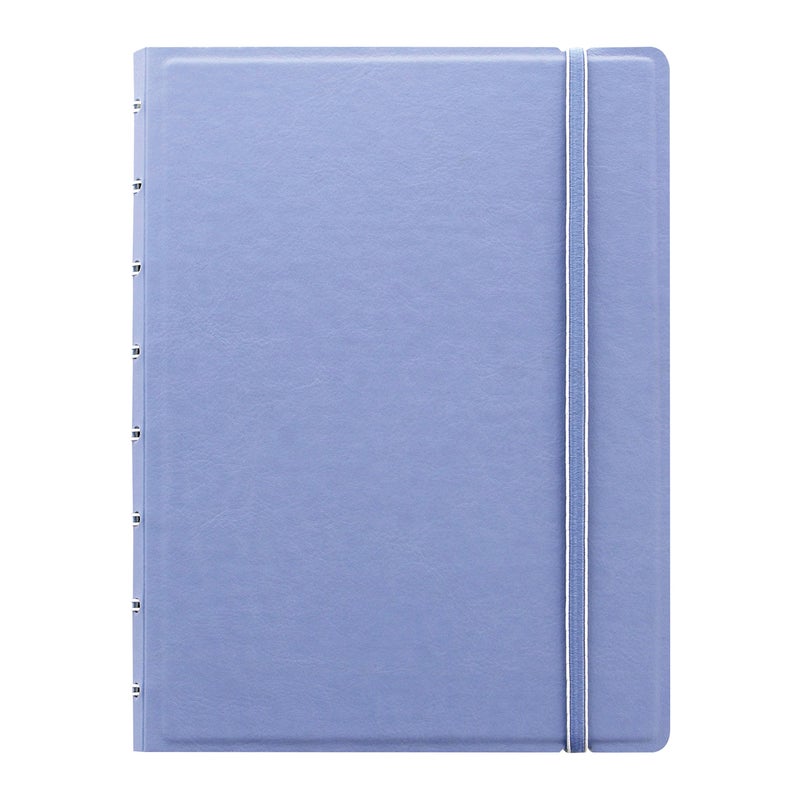 FILOFAX Refillable Pastel Notebook A5 825 x 5 Vista Blue 112 Cream moveable pages Index pocket and page marker B115051U