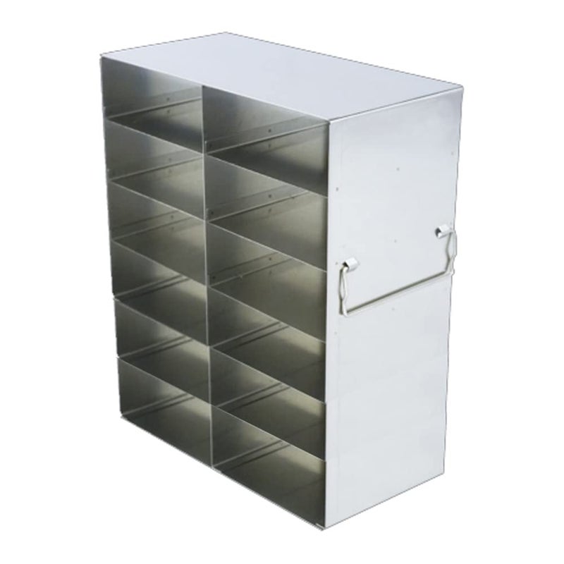 Crystal Technology UF-262 Standard Freezer Rack for 2" Boxes, Stainless Steel, 2 x 6 Cap - Image 2