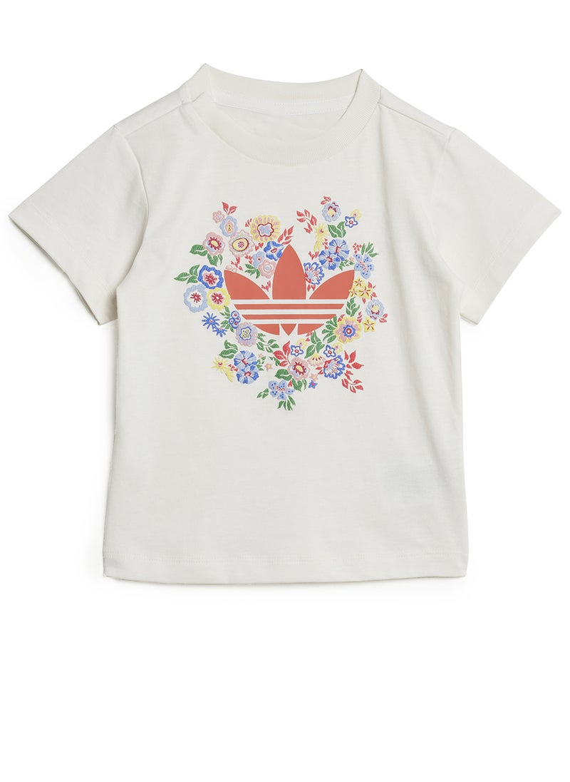 adidas Originals Infant Floral Print Shorts Set  - Image 2