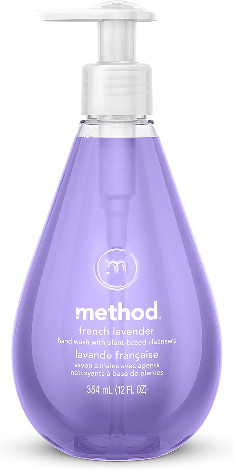 Method Gel Hand Wash French Lavender Biodegradable Formula 12 Fl Oz Pack of 1