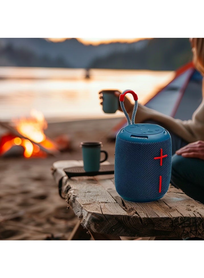 mpBLBERRI MP BLBERRI Wireless Portable Bluetooth Speaker IPX6 Waterproof – Outdoor Mini Speaker with Deep Bass & Carry Strap – BLB-S101 - Image 3