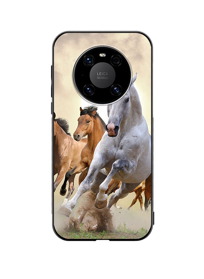 VR CREATIVE Protective Case Cover For Huawei Mate 40 Running Horses Design Multicolour - Image 1