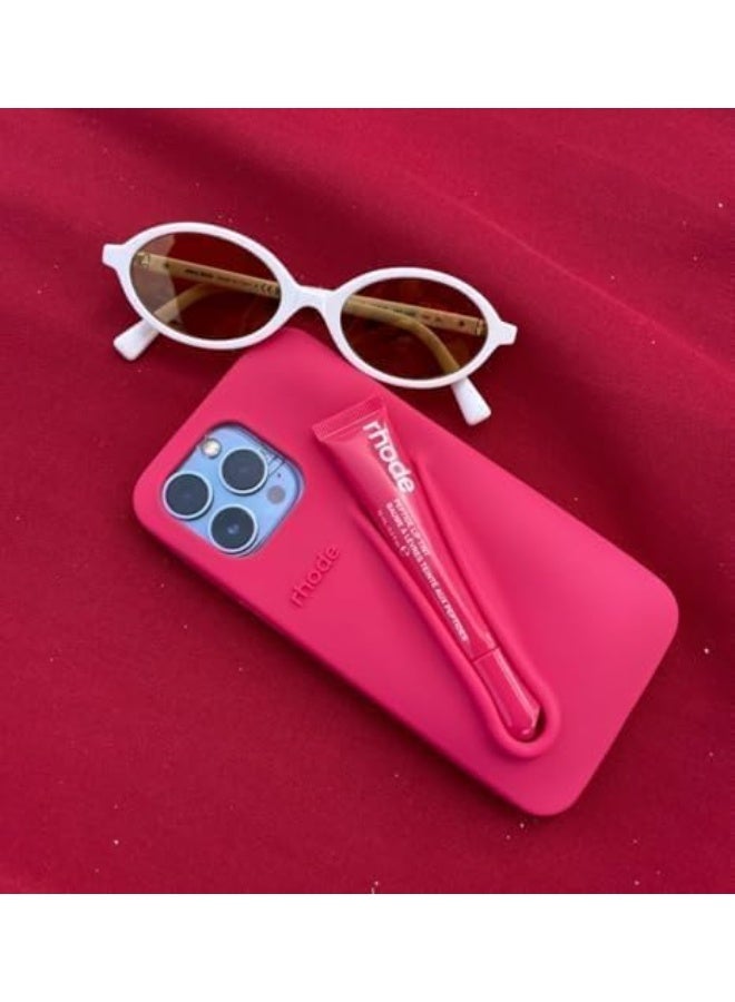 رود جراب هاتف iPhone 16 Pro مع حامل مرطب الشفاه في العبوة الأصلية - جراب هاتف متعدد الوظائف مع حامل مرطب الشفاه - حقيبة سفر أنيقة من السيليكون - Image 2