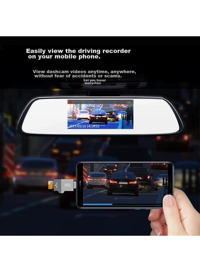 Chuanyu Usb-c 3.0 High-speed Tf Card Reader Type-c, Dslr Camera Storage Card, Dash Cam, Drone, Computer, Apple 15 Phone Memory Card, Mini Card Reader - Image 3