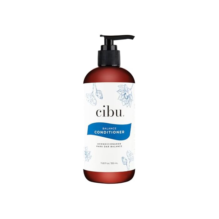 CIBU Balance Conditioner 30063 Nutrient-Rich Formula Moisturizes, Strengthens & Repairs Dry Hair | Sulfate-Free for All Hair Types/Textures | Gentle for Daily Use for Clean, Healthy Shine 11.83oz - Image 1