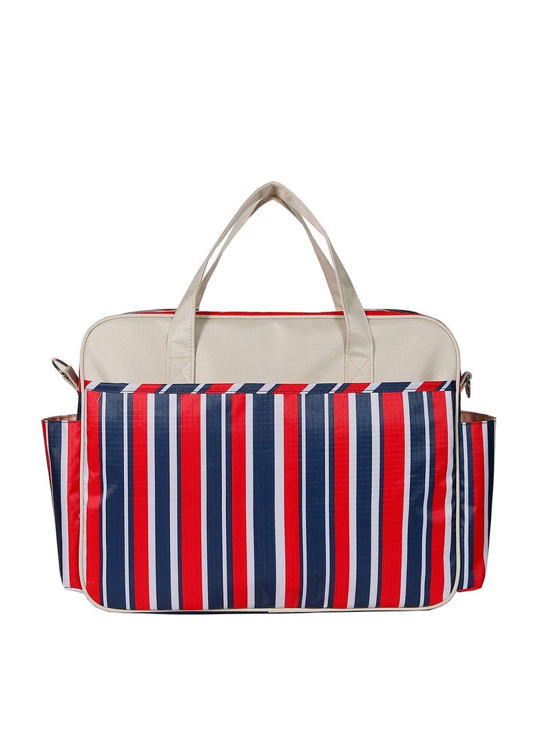 insular Waterproof Multi-Functional Large-Capacity Cross-Body One-Shoulder Mummy Bag Fashion Mother And Baby Bag Hand-Held Bag Cross-Border - Image 3