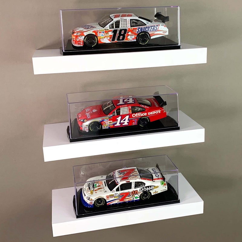 BCW Model Car Display Case | 1:24 Scale Diecast Car Display Case | Clear Acrylic Cover on Black Base | Protect and Showcase Collectible Diecast Cars from NASCAR, Formula 1, and More - Image 2