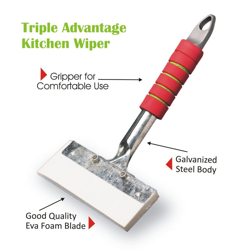 VIMAL JONNEY Ecowipe 300 Bathroom Floor Wiper and Nirali Kitchen Floor Wiper Combo Set - Image 2