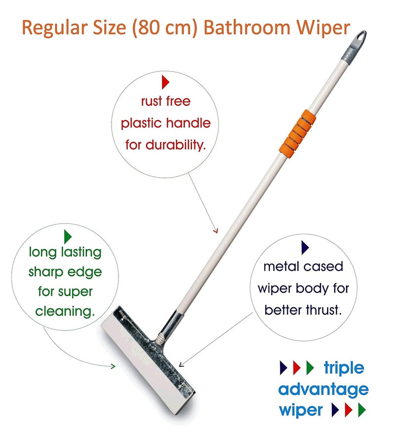 VIMAL JONNEY Ecowipe 300 Bathroom Floor Wiper and Nirali Kitchen Floor Wiper Combo Set - Image 3
