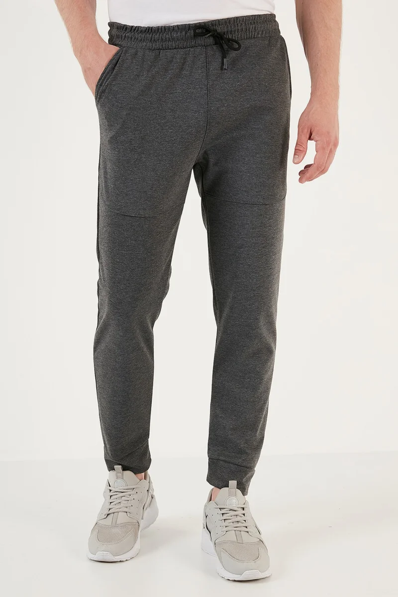 Buratti Slim Fit Zippered Hooded Tracksuit Set Men's Tracksuit 651005