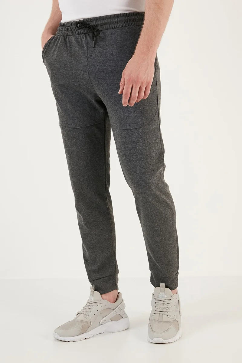 Buratti Slim Fit Zippered Hooded Tracksuit Set Men's Tracksuit 651005