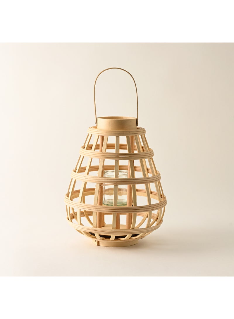 Homez Homez rattan lantern32*26.5*26.5cm - Image 1