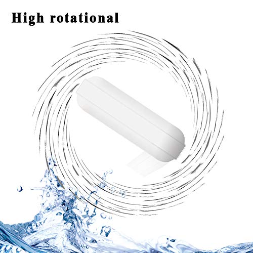 EQUTY BAYMERS 4 Pcs 25mm(1 inch) PTFE Magnetic Stirrer Mixer Stir Bar,White Color,Laboratory Bar,Stir Plate Bar,Stir Plate Magnet,Stir Rod Magnetic  - Image 4