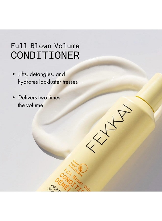 Fekkai Ekkai Full Blown Volume Shampoo + Conditioner 8.5 Oz Bottle Of Each Lifts Detangles & Hydrates Salon Grade Ewg Compliant Vegan & Cruelty Free - Image 4