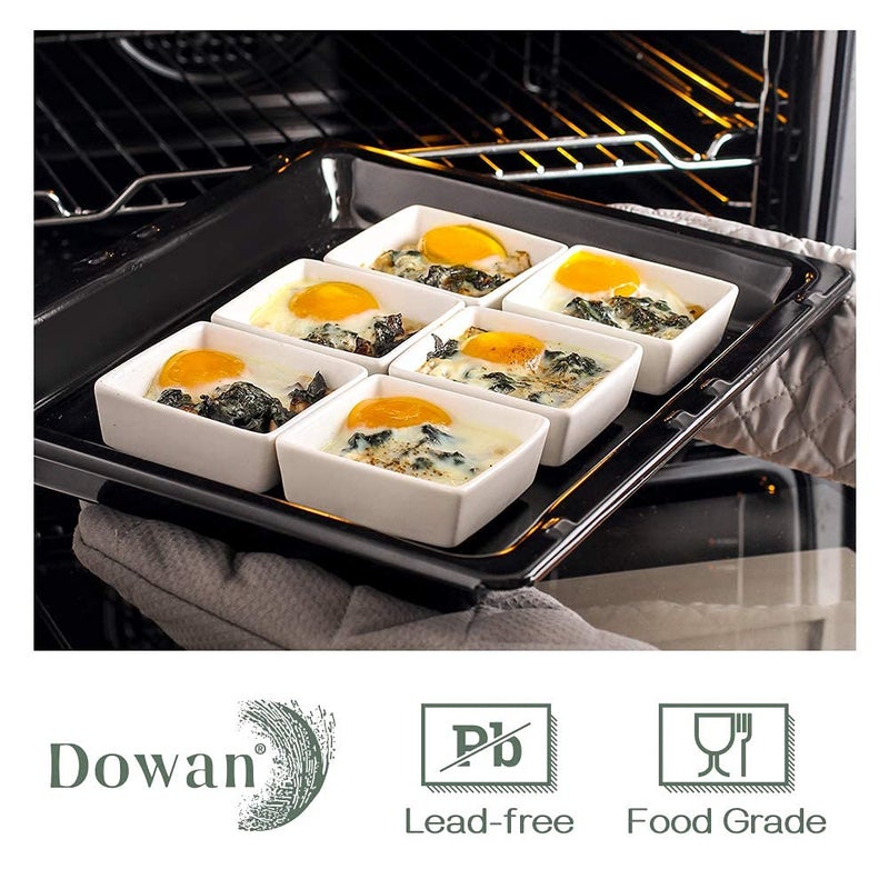 AKDC Dowan 2 Quart Porcelain Serving/Mixing Bowls, Pack Of 4, White - Image 5