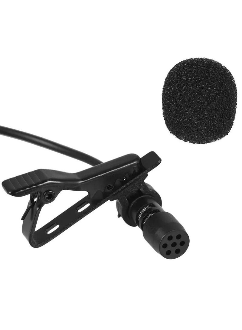 Jmary Professional Lavalier Lapel Microphone Omnidirectional Condenser Mic - Image 2